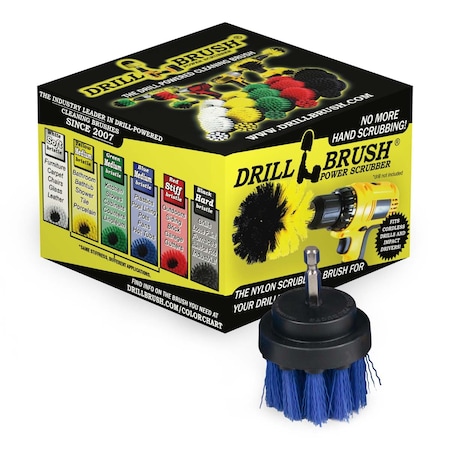 Drillbrush Pool - Swimming Pool - Pool Accessories - Pool Cleaner - Pool Brush 2in-S-B-QC-DB